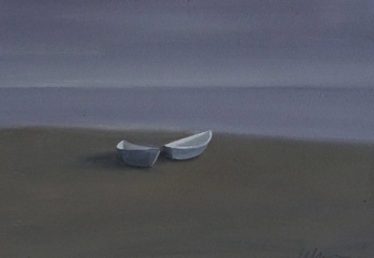 Celine McDonald - '2 Gray Close with Purple'