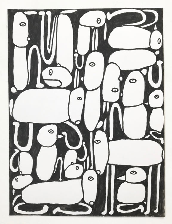 Rebecca Doughty - 'Covid Crowd 7/6/20'