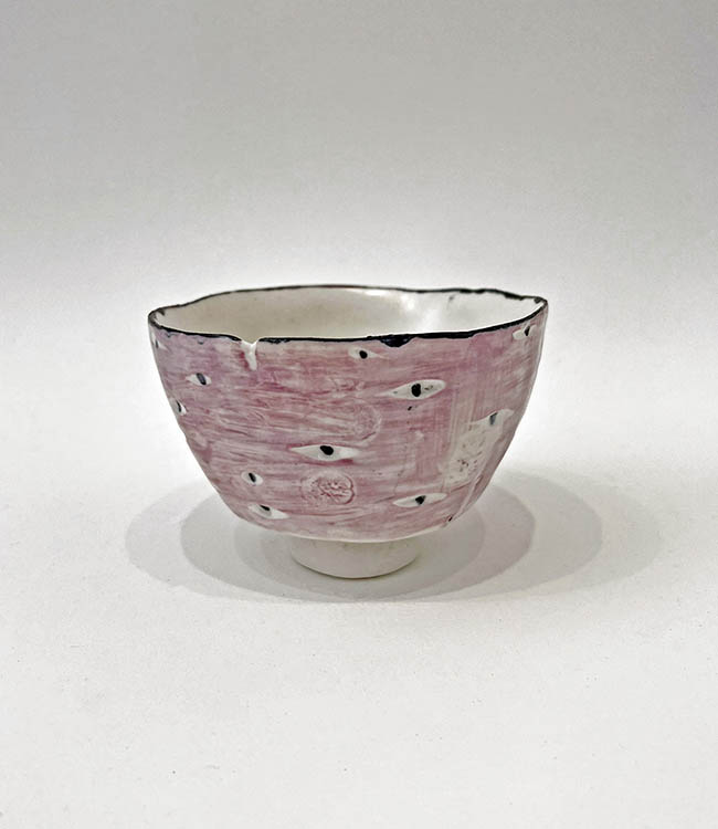 OH Clay: 'Peep Pot :Amethyst'