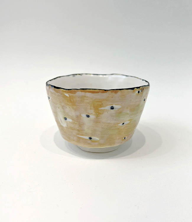 OH Clay, 'Peep Pot: Ochre"