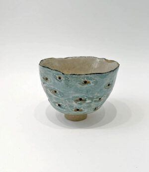 OH Clay: "Peep Pot:Turquoise Ranger'