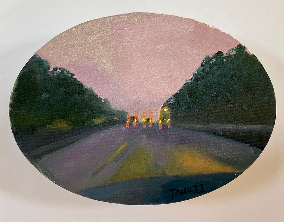 Kate True - "Mass Turnpike Home from NY'