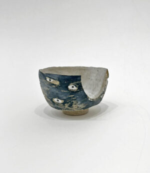 OH Clay - 'Peep Pot - Indigo with Break'