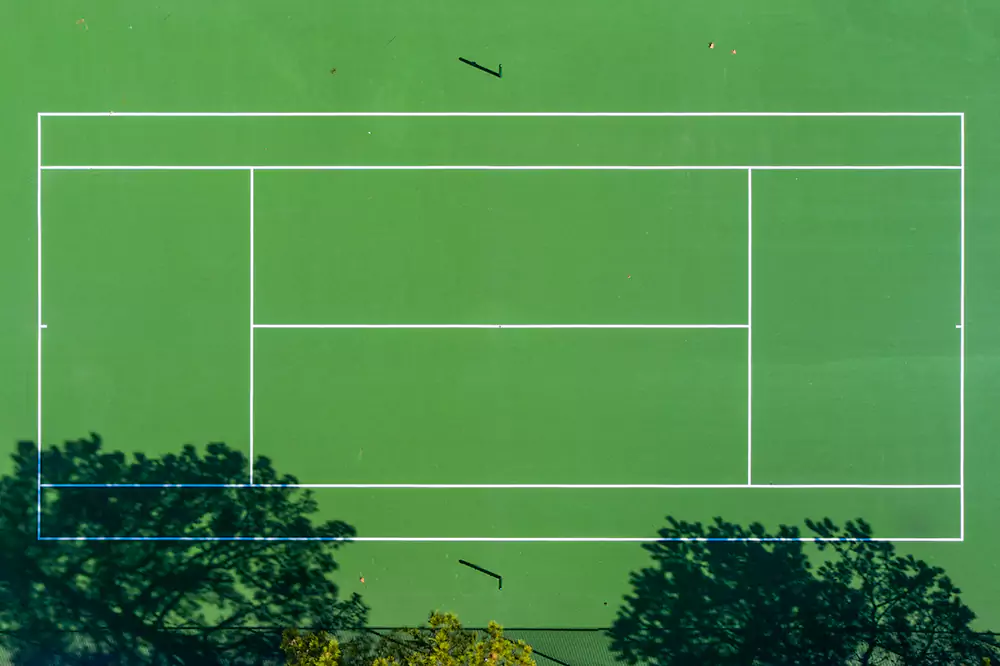 Whirly Nerd (Drew Katz) - 'Tennis Court, No Net',